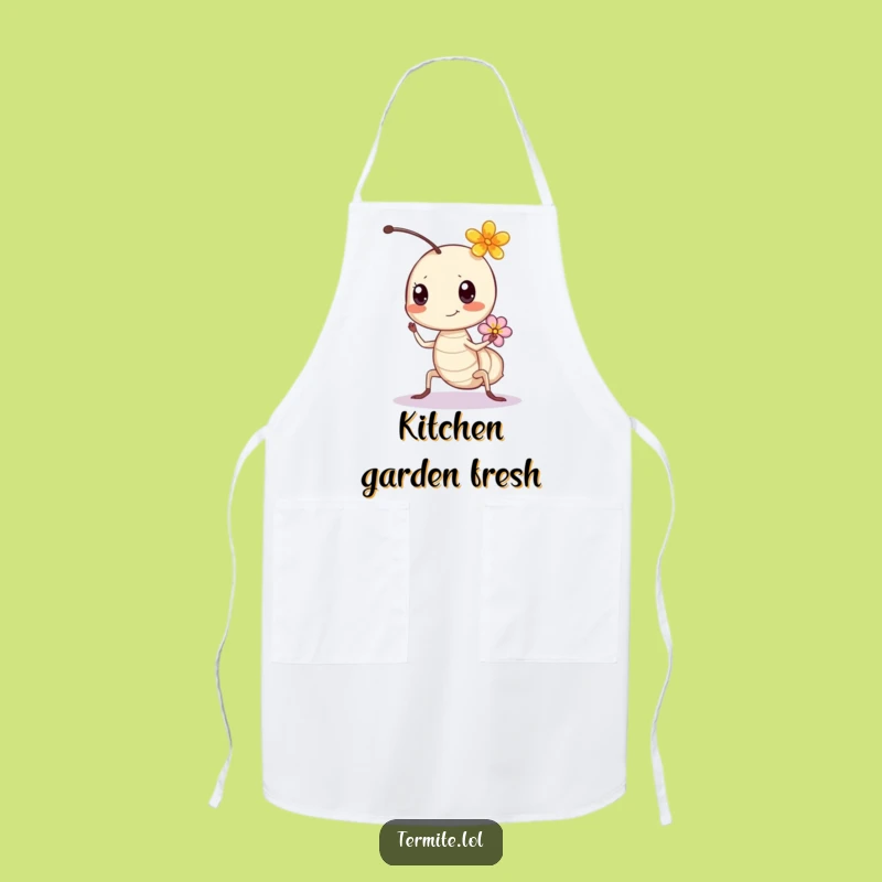 Funny Bouncing Termite Apron - Kitchen Bloom, Perfect Funny Gift