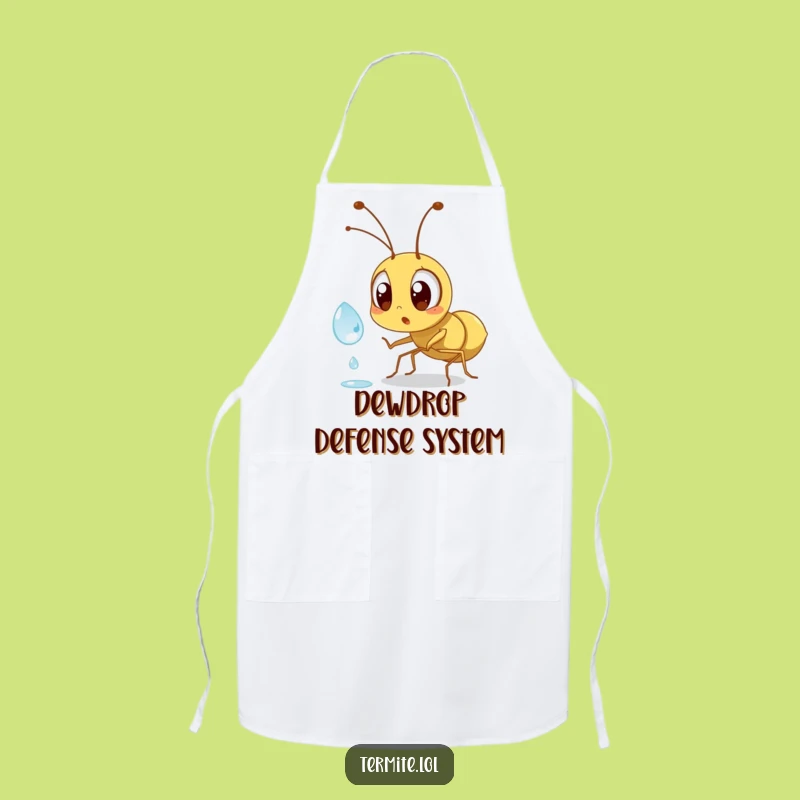 Funny Surprised Termite Apron - Kitchen Dewdrop Disaster, Perfect Funny Gift